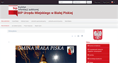 Desktop Screenshot of bip.bialapiska.pl