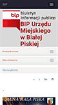 Mobile Screenshot of bip.bialapiska.pl