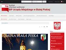 Tablet Screenshot of bip.bialapiska.pl